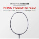 Apacs Nano Fusion Speed 722 (76 grams, Made in Vietnam) Ulta Light Weight | Japanese Graphite Unstrung Badminton Racket with Free Full Cover | G2-4 1/8 inches (Grey) Apacs Nano Fusion Speed 722 (76 grams, Made in Vietnam) Ulta Light Weight | Japanese Graphite Unstrung Badminton Racket with Free Full Cover | G2-4 1/8 inches (Grey)