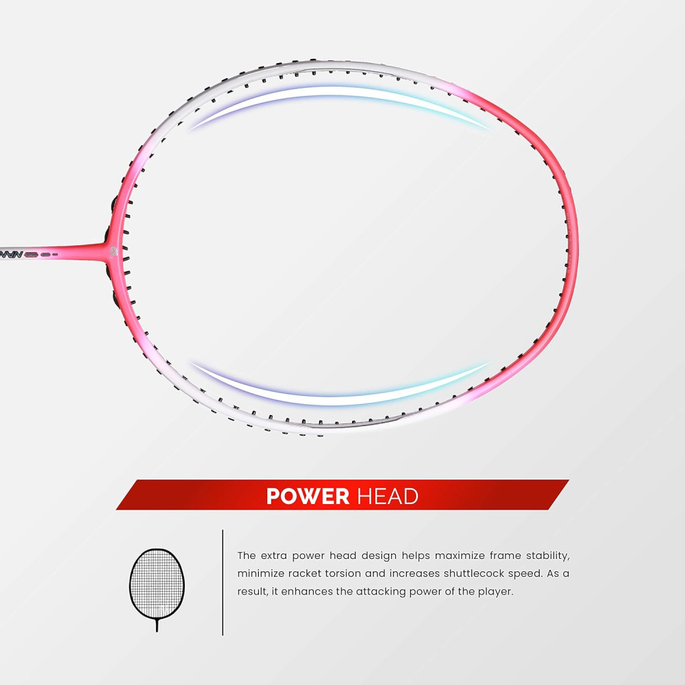 Apacs Nano Fusion Speed 722 (76 grams, Made in Vietnam) Ulta Light Weight | Japanese Graphite Unstrung Badminton Racket with Free Full Cover | G2-4 1/8 inches (Grey) Apacs Nano Fusion Speed 722 (76 grams, Made in Vietnam) Ulta Light Weight | Japanese Graphite Unstrung Badminton Racket with Free Full Cover | G2-4 1/8 inches (Grey)