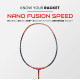 Apacs Nano Fusion Speed 722 (76 grams, Made in Vietnam) Ulta Light Weight | Japanese Graphite Unstrung Badminton Racket with Free Full Cover | G2-4 1/8 inches (Grey) Apacs Nano Fusion Speed 722 (76 grams, Made in Vietnam) Ulta Light Weight | Japanese Graphite Unstrung Badminton Racket with Free Full Cover | G2-4 1/8 inches (Grey)