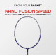 Apacs Nano Fusion Speed 722 (76 grams, Made in Vietnam) Ulta Light Weight | Japanese Graphite Unstrung Badminton Racket with Free Full Cover | G2-4 1/8 inches (Grey) Apacs Nano Fusion Speed 722 (76 grams, Made in Vietnam) Ulta Light Weight | Japanese Graphite Unstrung Badminton Racket with Free Full Cover | G2-4 1/8 inches (Grey)