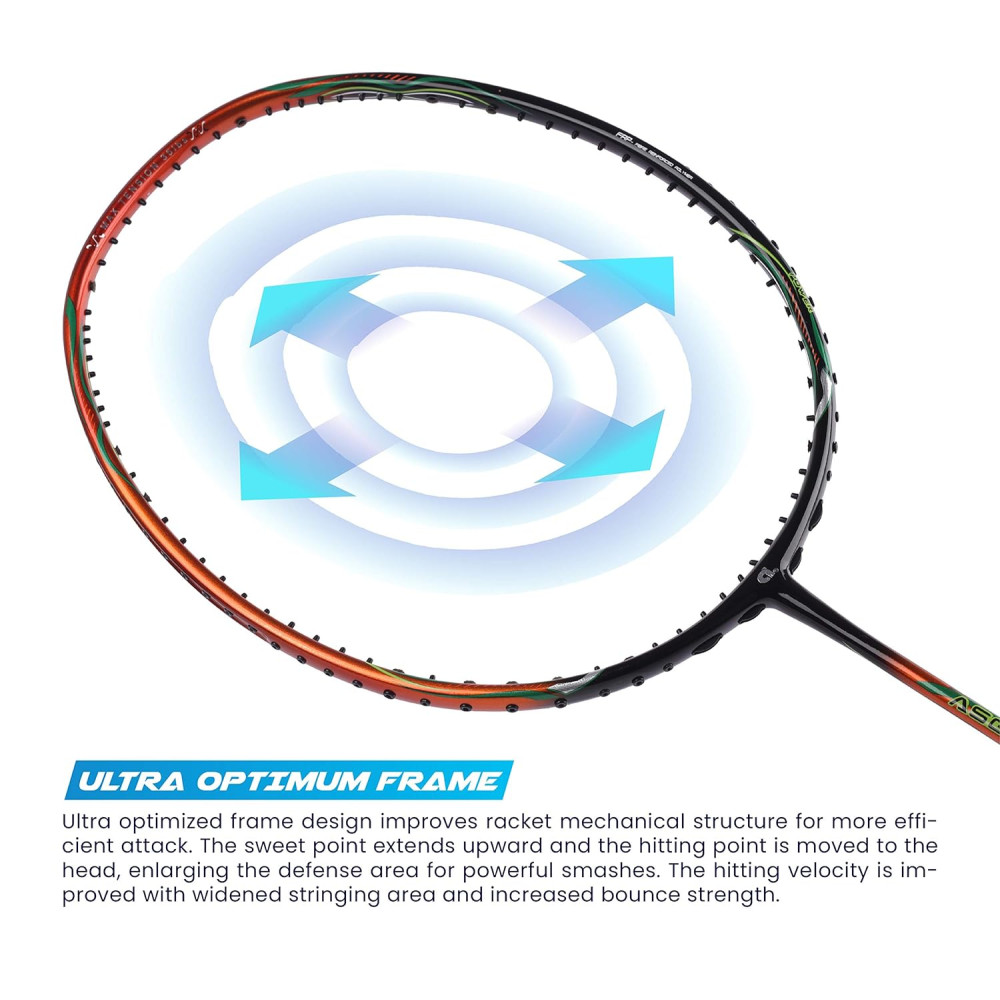 Apacs Asgardia Lite (73 grams Ultra Lightweight) Made in Vietnam | Japanese Graphite Unstrung Badminton Racket with Full Cover | G2-4 1/8 inches (Purple) Apacs Asgardia Lite (73 grams Ultra Lightweight) Made in Vietnam | Japanese Graphite Unstrung Badminton Racket with Full Cover | G2-4 1/8 inches (Purple)