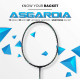 Apacs Asgardia Lite (73 grams Ultra Lightweight) Made in Vietnam | Japanese Graphite Unstrung Badminton Racket with Full Cover | G2-4 1/8 inches (Purple) Apacs Asgardia Lite (73 grams Ultra Lightweight) Made in Vietnam | Japanese Graphite Unstrung Badminton Racket with Full Cover | G2-4 1/8 inches (Purple)