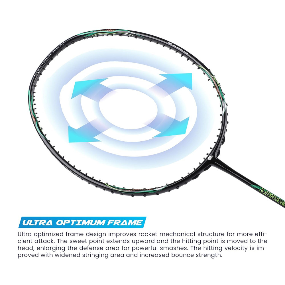 Apacs Asgardia Lite (73 grams Ultra Lightweight) Made in Vietnam | Japanese Graphite Unstrung Badminton Racket with Full Cover | G2-4 1/8 inches (Purple) Apacs Asgardia Lite (73 grams Ultra Lightweight) Made in Vietnam | Japanese Graphite Unstrung Badminton Racket with Full Cover | G2-4 1/8 inches (Purple)