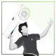Apacs Speed Pro 900 Strung | Head Heavy Badminton Racket for Intermediate Players (White Green) Apacs Speed Pro 900 Strung | Head Heavy Badminton Racket for Intermediate Players (White Green)