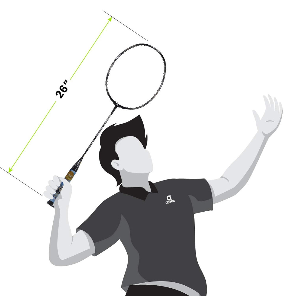 Apacs Z-Ziggler Lite (76g, 33 LBS) Unstrung Graphite Frame Badminton Racquet with Full Cover (Black/Dark Grey) Apacs Z-Ziggler Lite (76g, 33 LBS) Unstrung Graphite Frame Badminton Racquet with Full Cover (Black/Dark Grey)
