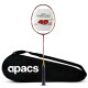 Apacs Finapi 232 Xtra Power (40LBS, 100% Top Grade UHM Japanese Graphite) Extra Strong Professional Unstrung Badminton Racket with Free Full Cover (Red Gold) Apacs Finapi 232 Xtra Power (40LBS, 100% Top Grade UHM Japanese Graphite) Extra Strong Professional Unstrung Badminton Racket with Free Full Cover (Red Gold)