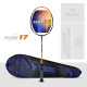 YOUNG (Malaysia) Fury 17 Graphite Professional Badminton Racket, Lightweight, Head Light, One Piece High Modulus 24-Ton Graphite (Orange/Blue), Strung, Includes Full Cover YOUNG (Malaysia) Fury 17 Graphite Professional Badminton Racket, Lightweight, Head Light, One Piece High Modulus 24-Ton Graphite (Orange/Blue), Strung, Includes Full Cover