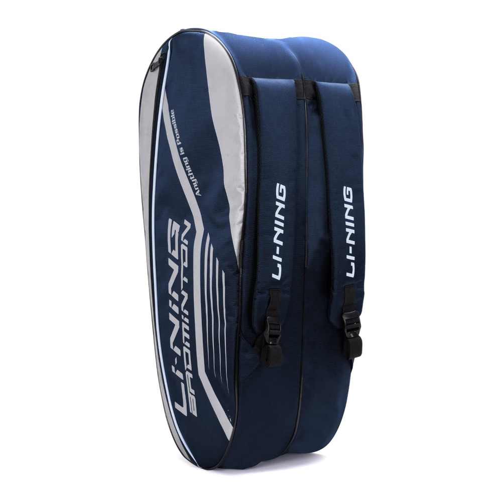 Li-Ning Hot Shot Triple Zipper Polyester Badminton Kit Bag | Easy - Access Compartments | Spacious | Unisex - Men, Boys, Girls, Women Li-Ning Hot Shot Triple Zipper Polyester Badminton Kit Bag | Easy - Access Compartments | Spacious | Unisex - Men, Boys, Girls, Women