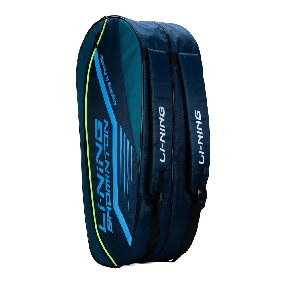 Li-Ning Hot Shot Triple Zipper Polyester Badminton Kit Bag | Easy - Access Compartments | Spacious | Unisex - Men, Boys, Girls, Women Li-Ning Hot Shot Triple Zipper Polyester Badminton Kit Bag | Easy - Access Compartments | Spacious | Unisex - Men, Boys, Girls, Women