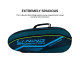 Li-Ning Hot Shot Triple Zipper Polyester Badminton Kit Bag | Easy - Access Compartments | Spacious | Unisex - Men, Boys, Girls, Women Li-Ning Hot Shot Triple Zipper Polyester Badminton Kit Bag | Easy - Access Compartments | Spacious | Unisex - Men, Boys, Girls, Women