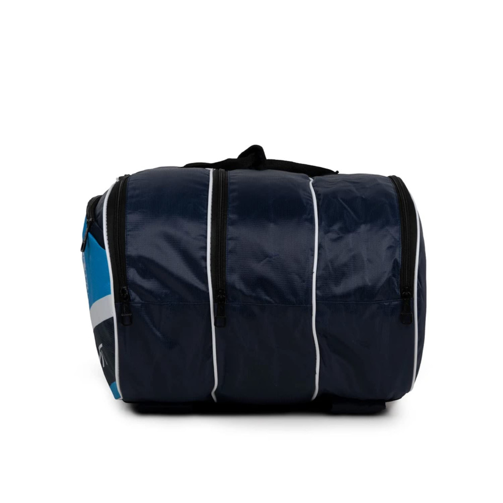 Li-Ning Spike Triple Compartment with Side Pouch (9 in 1) Badminton Kit Bag (Navy/Turquoise Blue) Li-Ning Spike Triple Compartment with Side Pouch (9 in 1) Badminton Kit Bag (Navy/Turquoise Blue)