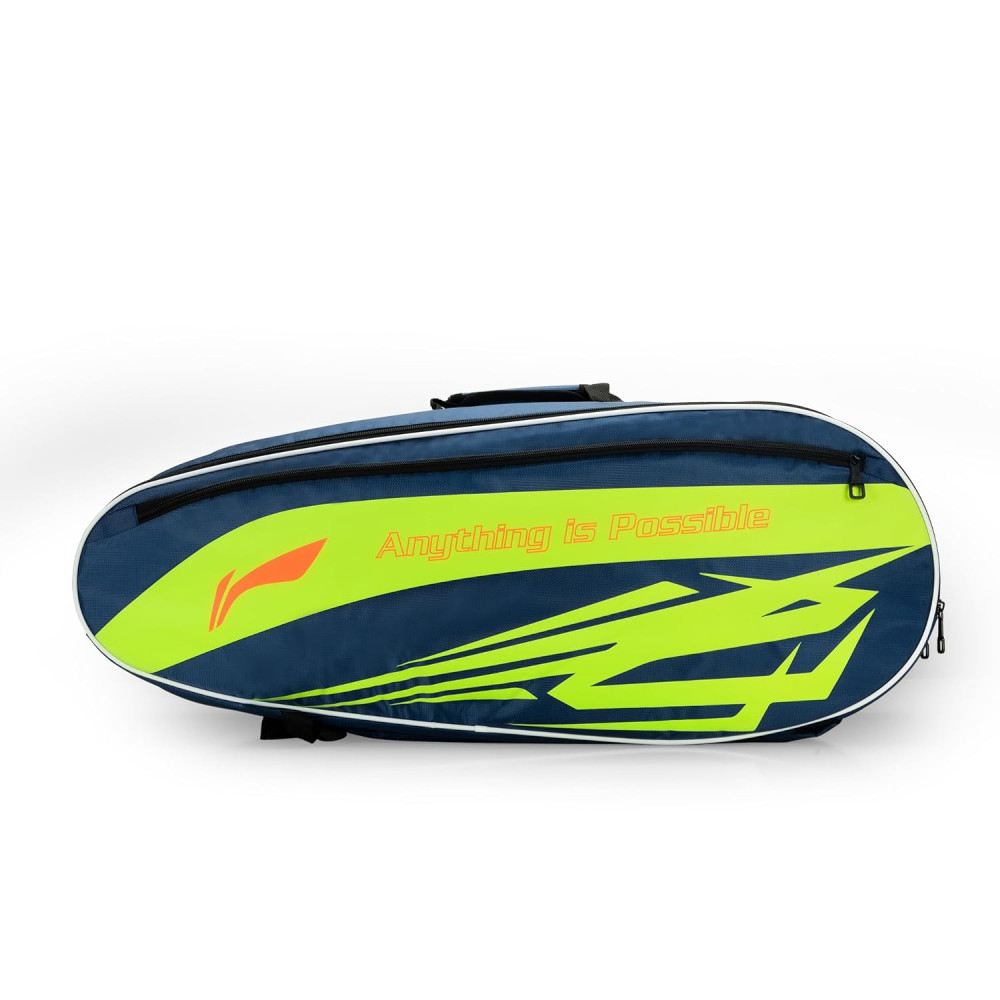 Li-Ning Blaze Triple Zipper Polyester Badminton Kit Bag Li-Ning Blaze Triple Zipper Polyester Badminton Kit Bag