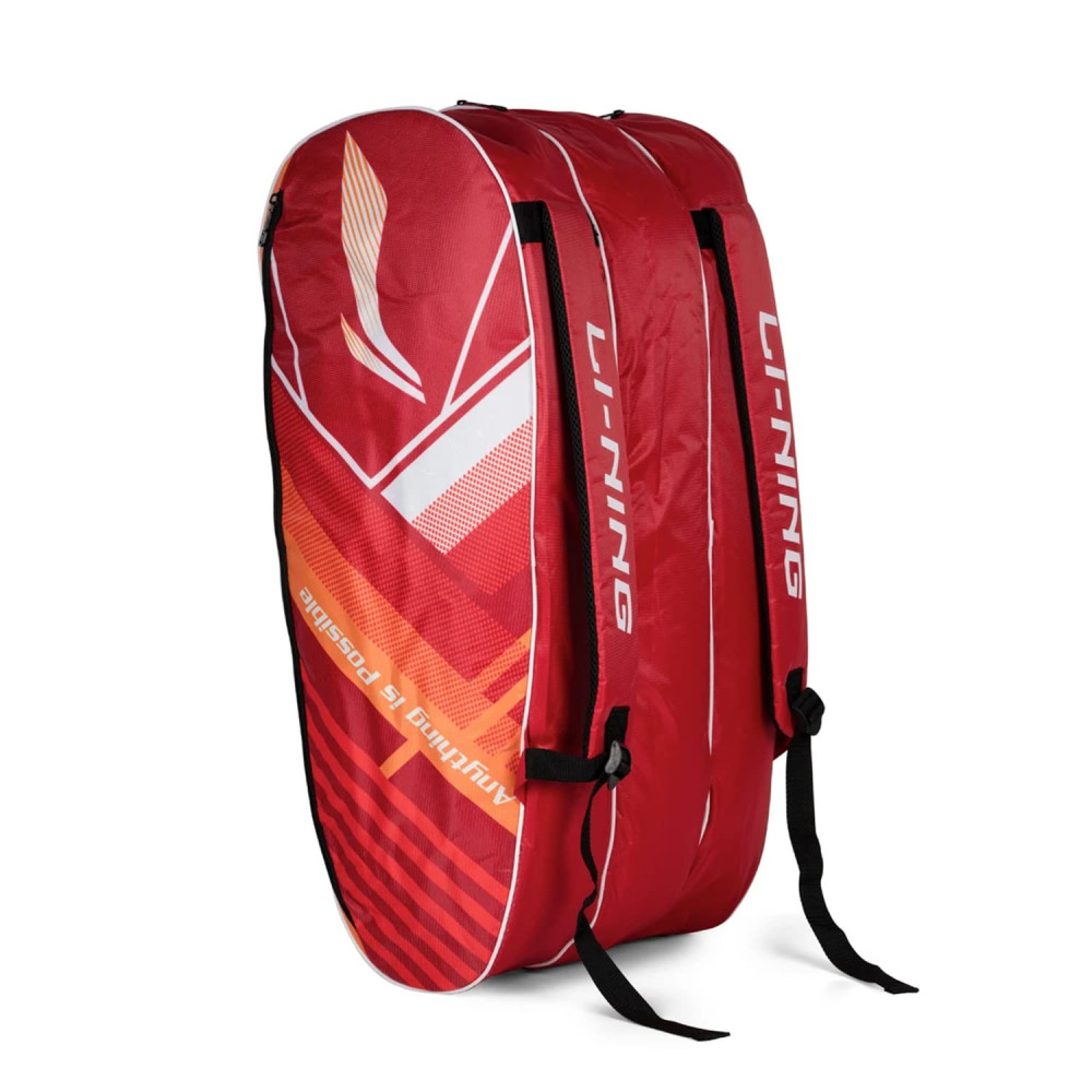 Li-Ning Hustler Triple Compartment with Side Pouch (9 in 1) Badminton Kit Bag (Navy/Turquoise Blue) Li-Ning Hustler Triple Compartment with Side Pouch (9 in 1) Badminton Kit Bag (Navy/Turquoise Blue)
