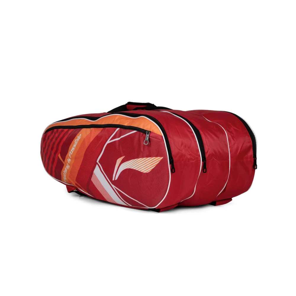 Li-Ning Hustler Triple Compartment with Side Pouch (9 in 1) Badminton Kit Bag (Navy/Turquoise Blue) Li-Ning Hustler Triple Compartment with Side Pouch (9 in 1) Badminton Kit Bag (Navy/Turquoise Blue)
