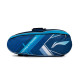 Li-Ning Hustler Triple Compartment with Side Pouch (9 in 1) Badminton Kit Bag (Navy/Turquoise Blue) Li-Ning Hustler Triple Compartment with Side Pouch (9 in 1) Badminton Kit Bag (Navy/Turquoise Blue)