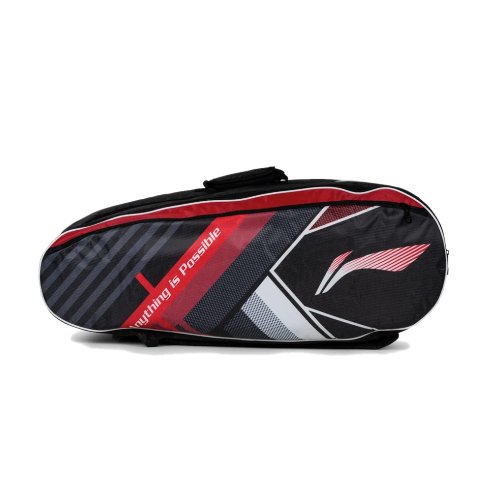 Li-Ning Hustler Triple Compartment with Side Pouch (9 in 1) Badminton Kit Bag (Navy/Turquoise Blue) Li-Ning Hustler Triple Compartment with Side Pouch (9 in 1) Badminton Kit Bag (Navy/Turquoise Blue)