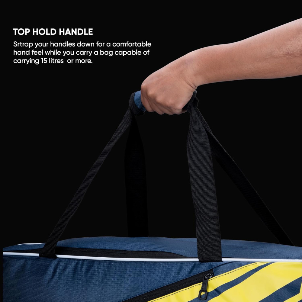 Li-Ning Crato Triple Zipper Polyester Badminton Kit Bag Li-Ning Crato Triple Zipper Polyester Badminton Kit Bag