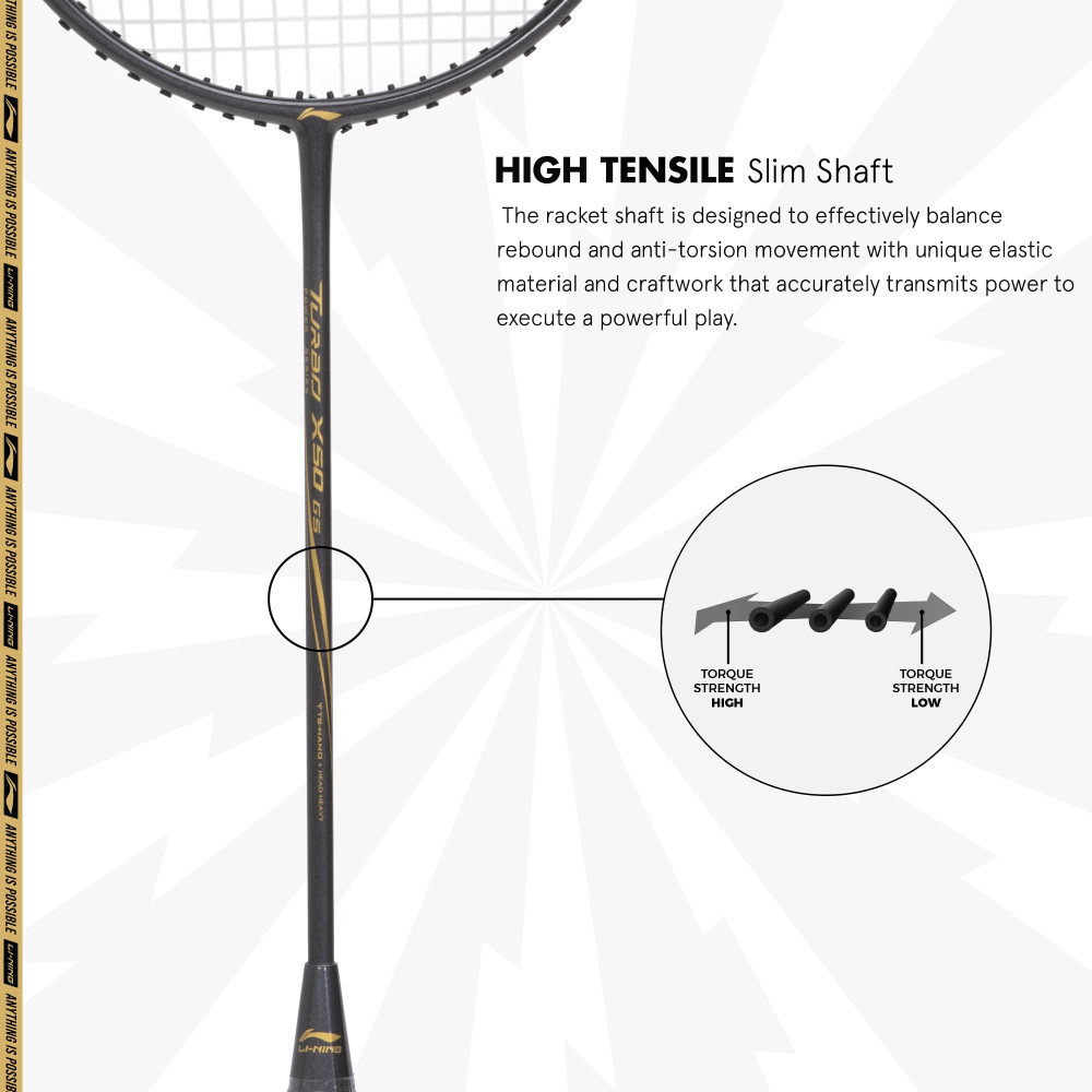Li-Ning Turbo X50 G4 Badminton Racket Li-Ning Turbo X50 G4 Badminton Racket