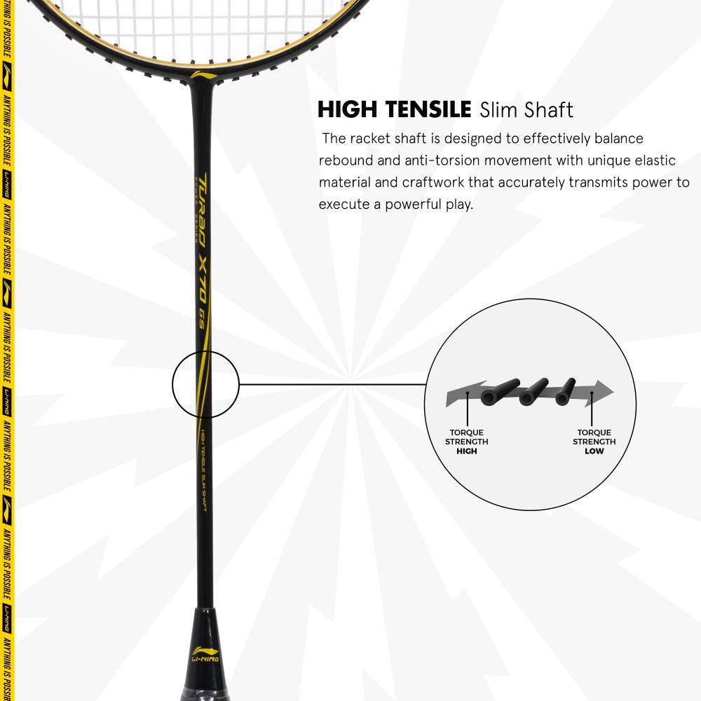 Li-Ning Turbo X70 G4 Badminton Racket Li-Ning Turbo X70 G4 Badminton Racket
