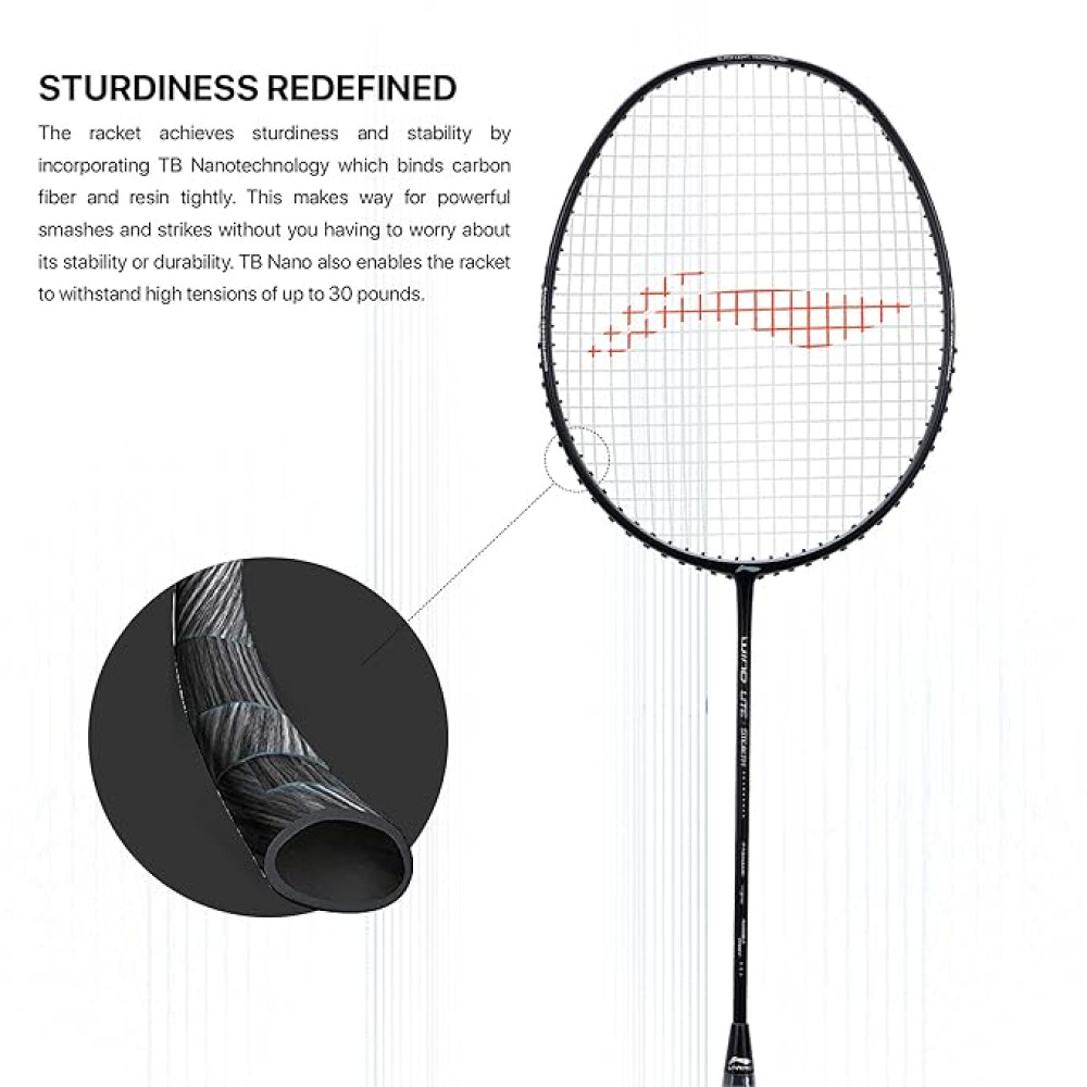 Li-Ning Wind Lite Stealth 78 Badminton Racket Li-Ning Wind Lite Stealth 78 Badminton Racket