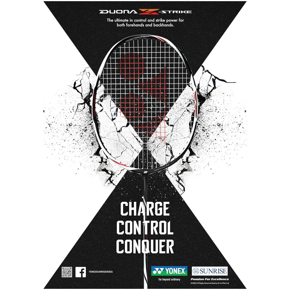 Yonex Duora Z Strike Badminton Racket - Unstrung Yonex Duora Z Strike Badminton Racket - Unstrung