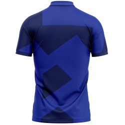 Whitedot Blue Sprit Polo T-Shirt Whitedot Blue Sprit Polo T-Shirt