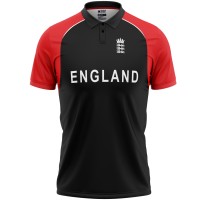 England Blue ODI World Cup 2011 Half Sleeves Cricket Fan Jersey - 100% Dryfit Polyester
