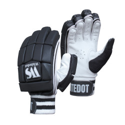 Whitedot Aegis Black Cricket Batting Gloves