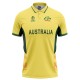 Australia ODI World Cup 2023 Half Sleeves Cricket Fan Jersey - 100% Dryfit Polyester - With Name Personalisation