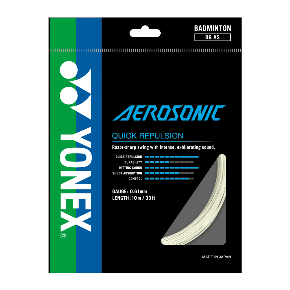 Yonex Aero Sonic Badminton String - 0.61mm Yonex Aero Sonic Badminton String - 0.61mm