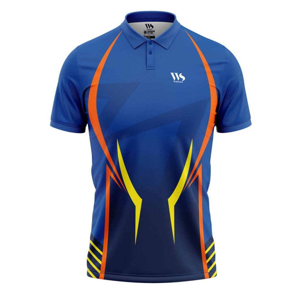 Whitedot Navy Splendor Cricket Fan Jersey