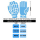 Whitedot Capital White Cricket Batting Gloves Whitedot Capital White Cricket Batting Gloves