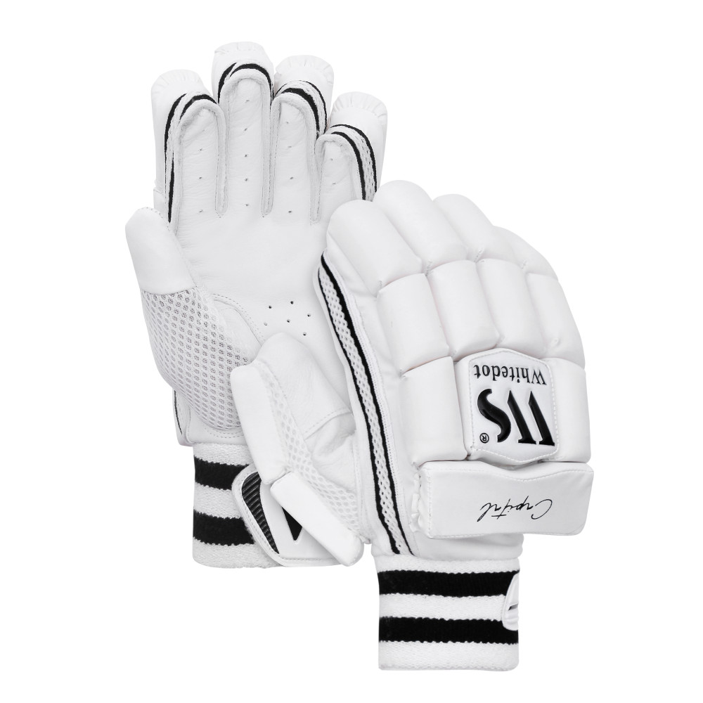 Whitedot Capital White Cricket Batting Gloves Whitedot Capital White Cricket Batting Gloves