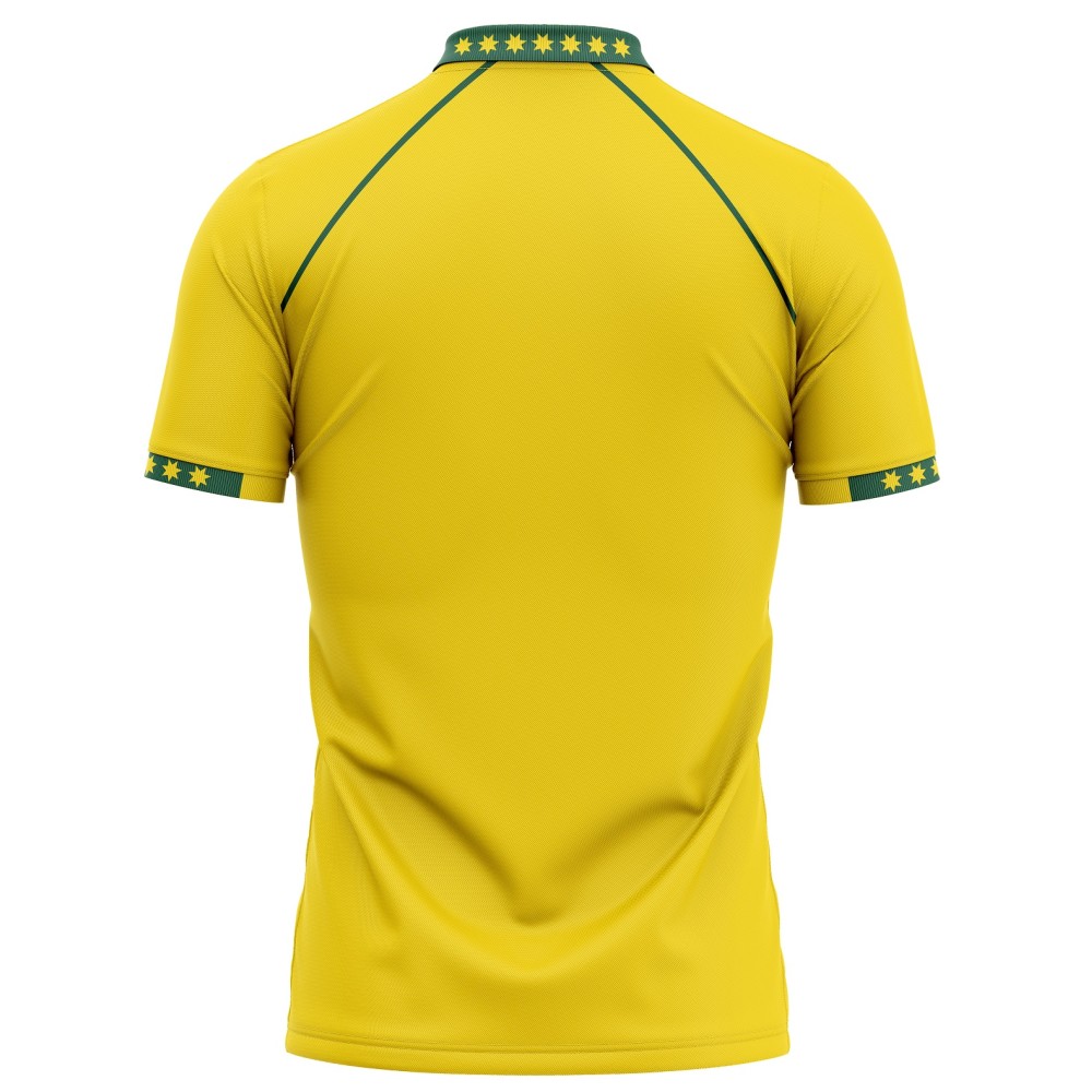Australia Half Sleeves Cricket Fan Jersey - 100% Dryfit Polyester - With Name Personalization
