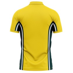 Australia Half Sleeves Cricket Fan Jersey - 100% Dryfit Polyester - With Name Personalization