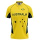 Australia Half Sleeves Cricket Fan Jersey - 100% Dryfit Polyester - With Name Personalization