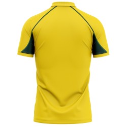 Australia Half Sleeves Cricket Fan Jersey - 100% Dryfit Polyester - With Name Personalization