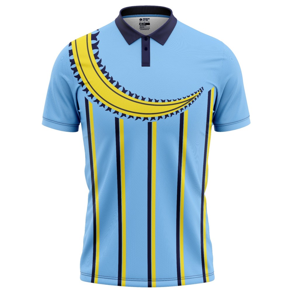 India Blue ICC Champions Trophy 2000 Half Sleeves Cricket Fan Jersey - 100% Dryfit Polyester - With Name Personalisation