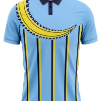 India Blue ICC Champions Trophy 2000 Half Sleeves Cricket Fan Jersey - 100% Dryfit Polyester - With Name Personalisation