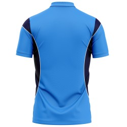 India ICC World Cup 2003 Half Sleeves Cricket Fan Jersey - 100% Dryfit Polyester - With Name Personalization