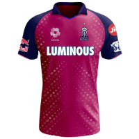 Rajasthan Royals IPL Replica Cricket Jersey 2024 (RR 2024 IPL Jersey with Name Personalization)