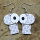 Roll Paper Earrings Paper Towel Earrings Funny Fun Toilet Roll Toilet Paper Earrings Roll Paper Earrings Paper Towel Earrings Funny Fun Toilet Roll Toilet Paper Earrings