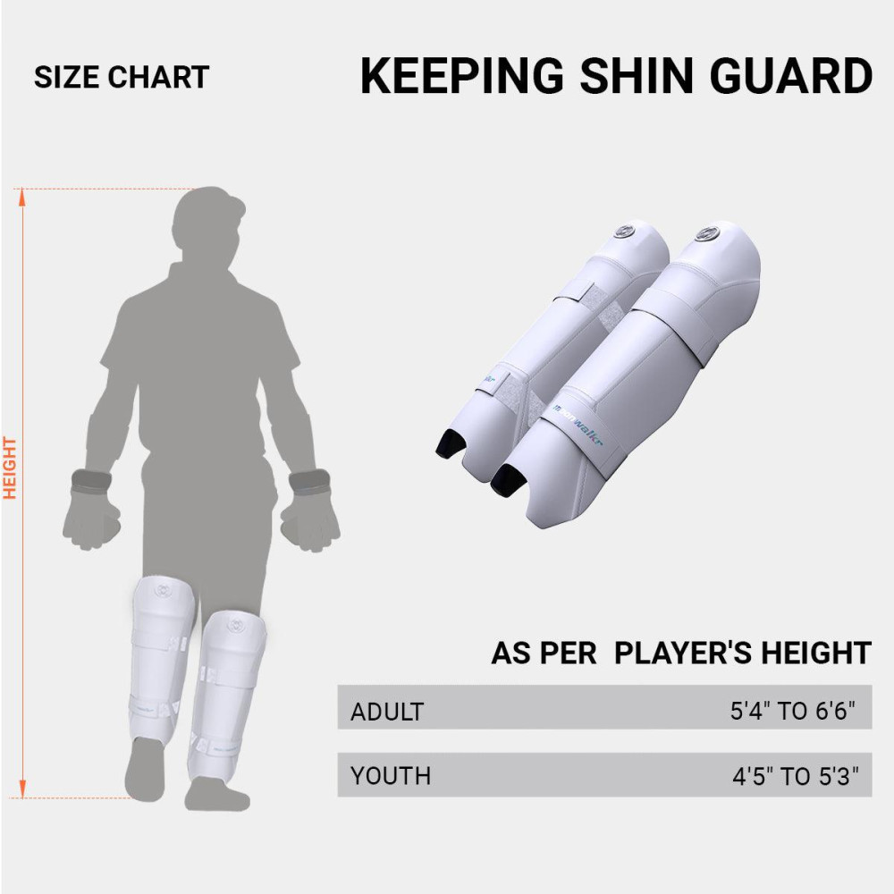 Moonwalkr 2.0 White Cricket Batting Pad