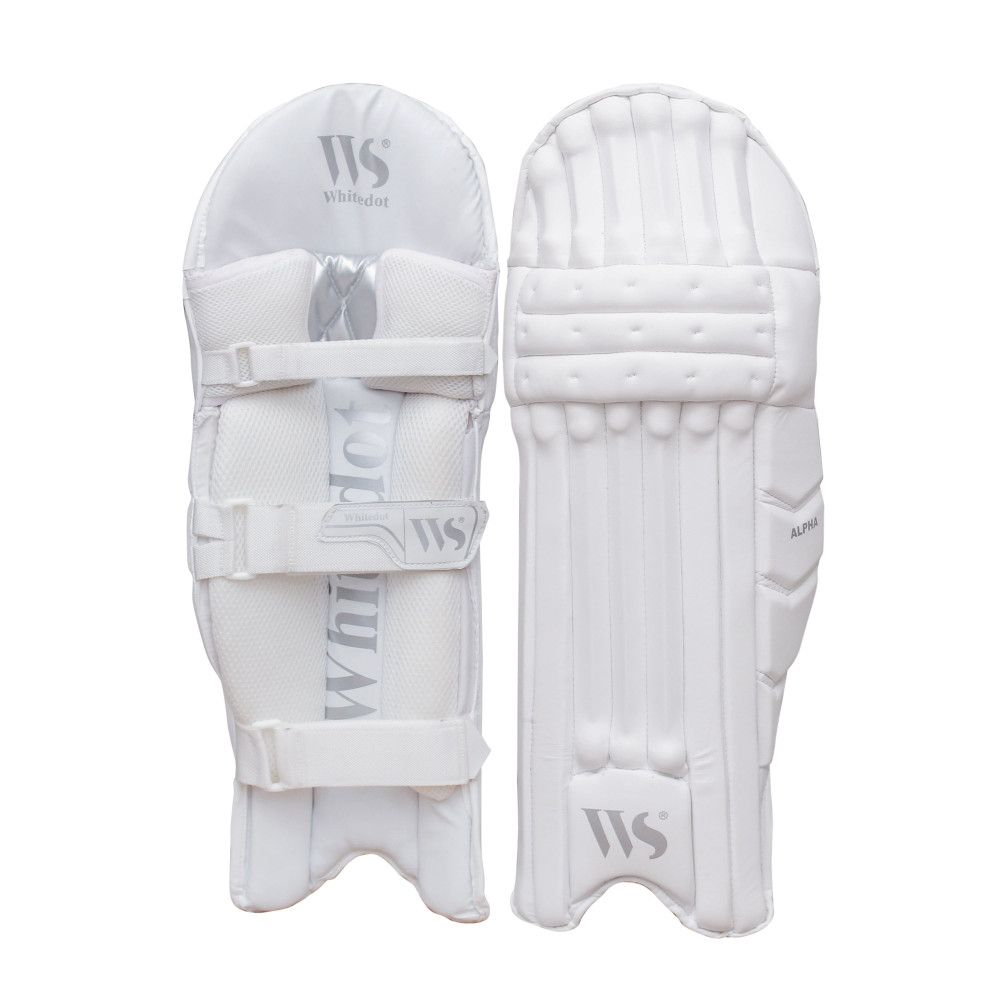 Whitedot Alpha White Players Cricket Batting Pad Whitedot Alpha White Players Cricket Batting Pad