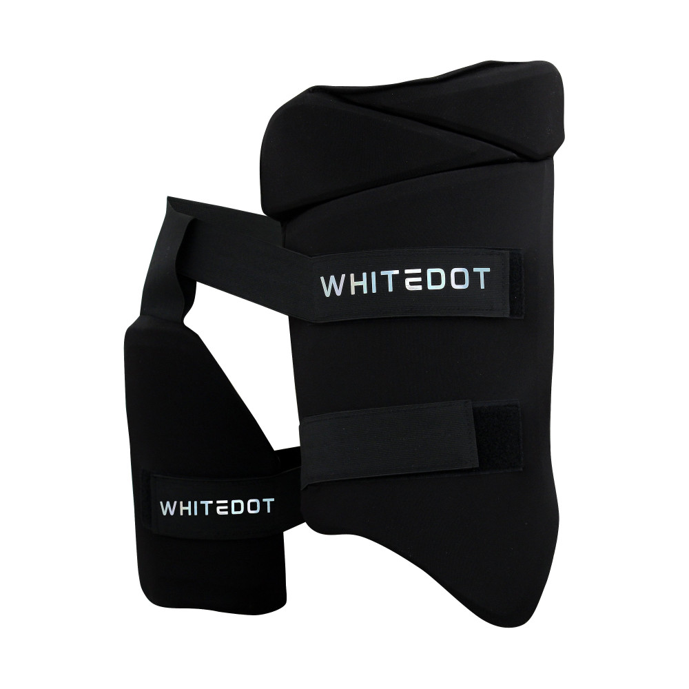 Whitedot Black Combo Cricket Thigh Guard Whitedot Black Combo Cricket Thigh Guard