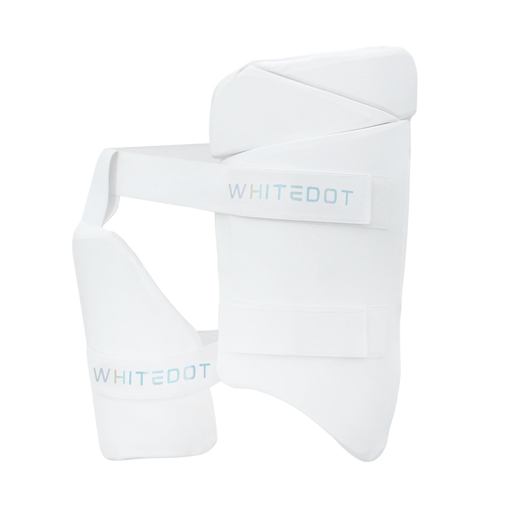Whitedot White Combo Cricket Thigh Guard Whitedot White Combo Cricket Thigh Guard