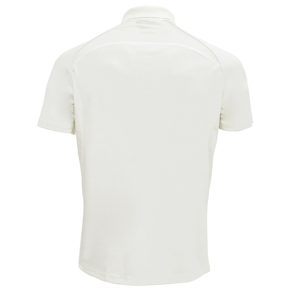 Whitedot Omega Dri-FIT Cricket White Polo T-Shirt Whitedot Omega Dri-FIT Cricket White Polo T-Shirt