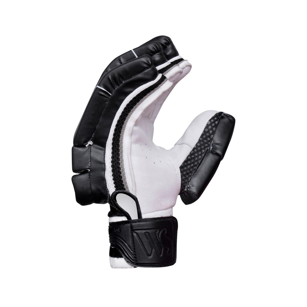 Whitedot Eleanor Black Cricket Batting Gloves Whitedot Eleanor Black Cricket Batting Gloves