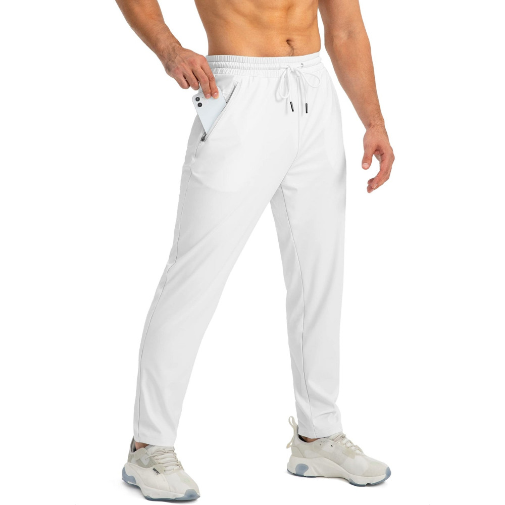 Whitedot Sigma Dri-FIT Active Trouser Pants - White