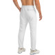 Whitedot Sigma Dri-FIT Active Trouser Pants - White